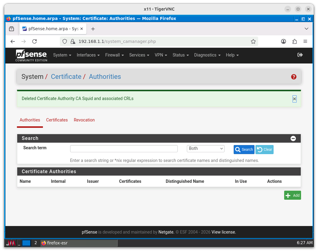 Creación de una Autoridad de Certificación (CA) interna